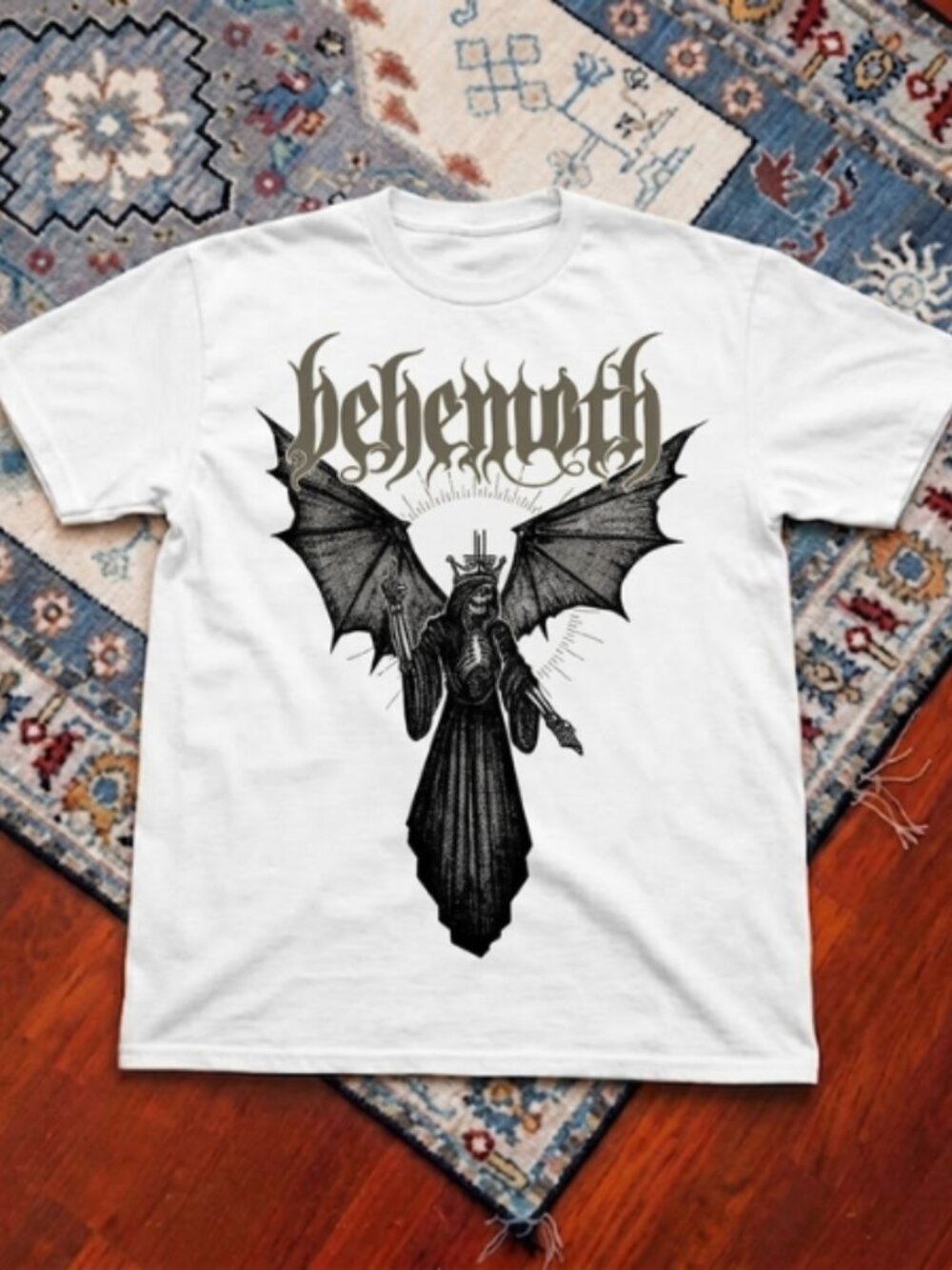 Behemoth Winged Skull Graphic Shirt